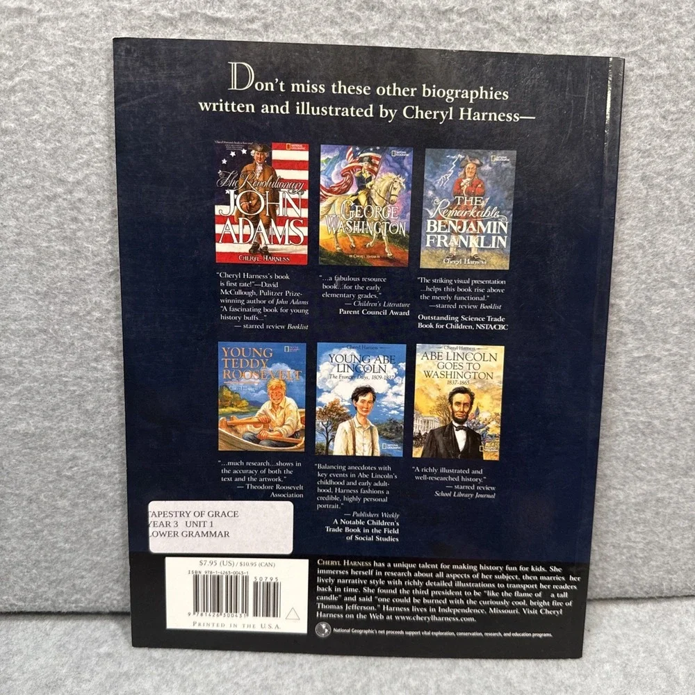 Thomas Jefferson Cheryl Harness National Geographic 2007 Paperback Biography‎
